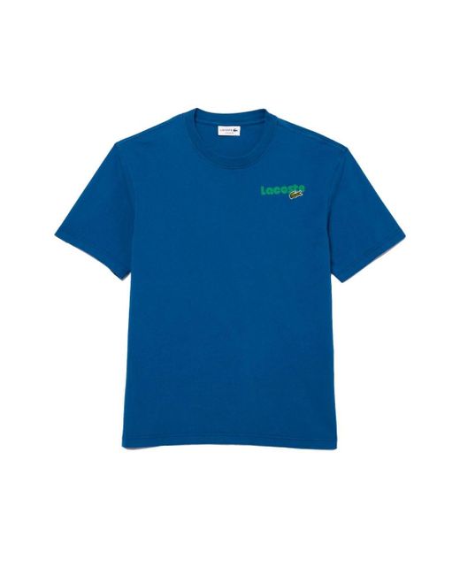 Lacoste Blue Shirt - Globe for men