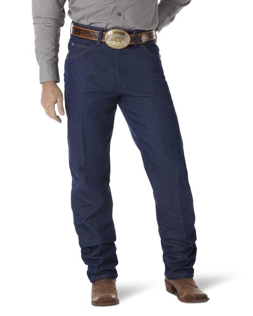 Wrangler Blue Cowboy Cut Relaxed Fit Jean for men