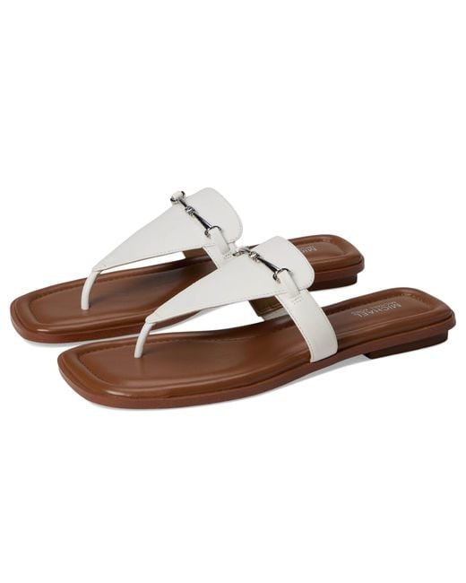 Michael Kors Brown Lena Thong Flat Sandal