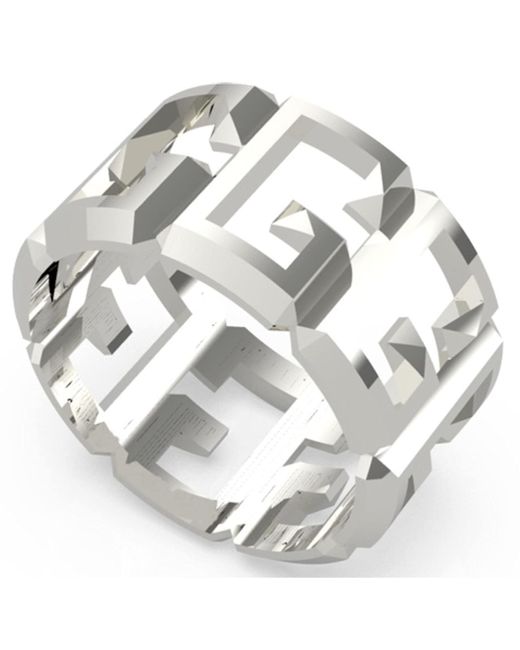 Guess Ringe aus Edelstahl Ringgröße 56 in Mettallic | Lyst DE