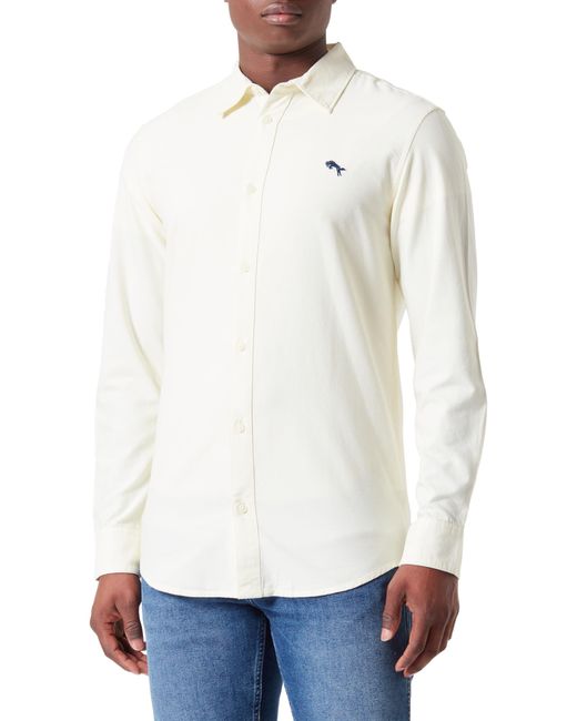 Wrangler LS 1 PKT Shirt in White für Herren