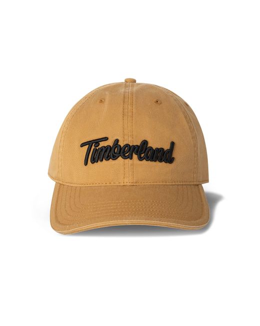 Timberland Brown S Midland Beach Embroidered Logo Baseball Cap Hat One Size In Camel