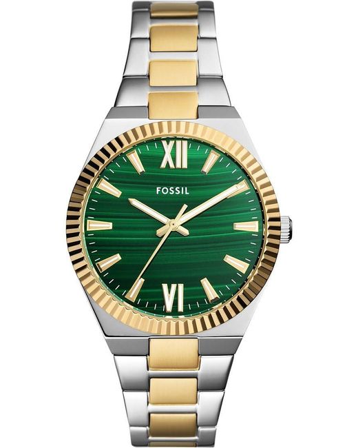 Fossil Green Uhren Analog Quarz One Size 89076421