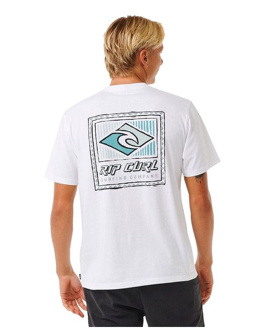 Rip Curl Traditions Short Sleeve T-shirt S in White für Herren