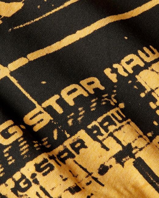 Jmw Building R T T-Shirt di G-Star RAW in Metallic da Uomo