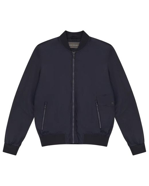French Connection Blue Baseball Tech Jacket Navy for men