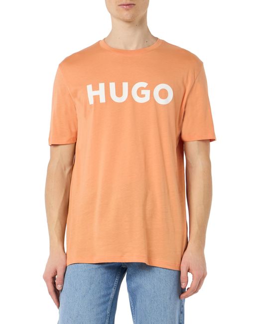 HUGO Orange Dulivio Short Sleeve Crew Neck T-shirt 2xl for men