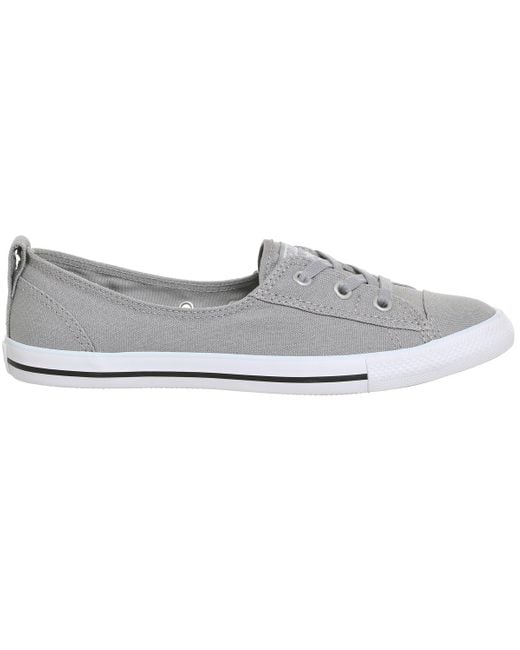 Converse Ctas Ballet Lace Trainers Ash Grey Blue Canvas Exclusive - 4 Uk in  Grey | Lyst UK