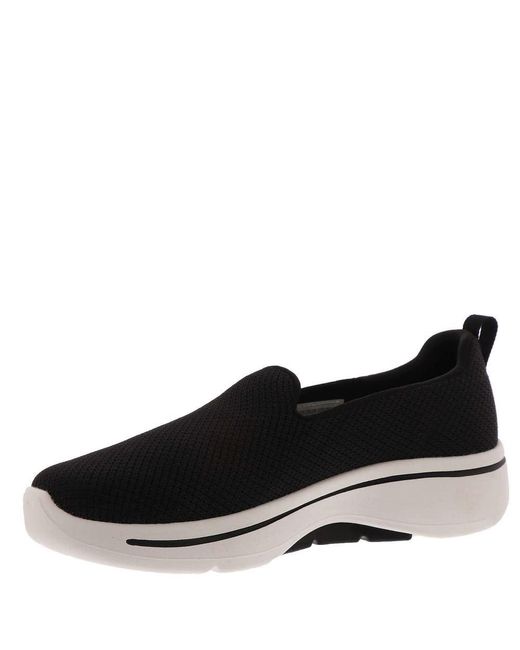 Skechers Gowalk Arch Fit Wide S Flat Shoes Black 8 Uk