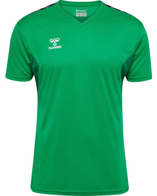 Hummel Hmlauthentic Pl Jersey Multisport T-Shirt Mit Beecool Technologie in Green für Herren