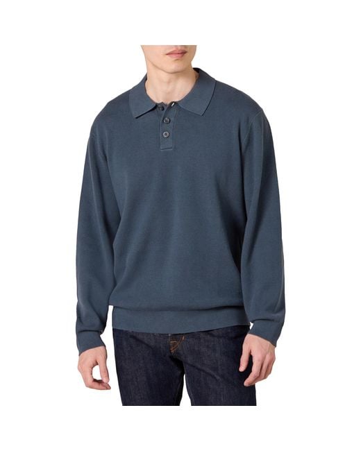 Pull Polo en Tricot À Coupe Décontractée Amazon Essentials pour homme en coloris Blue