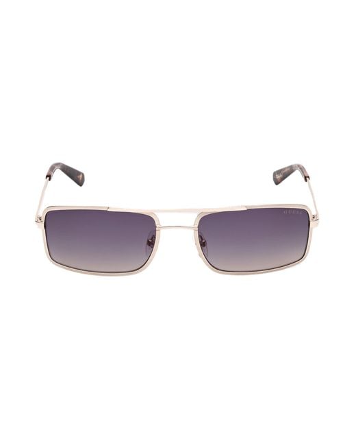 GU0016832W58 Sunglass di Guess in Purple da Uomo