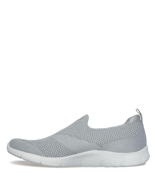 Skechers Gray Arch Fit Refine Slip On Gry Grey S Trainers 104545