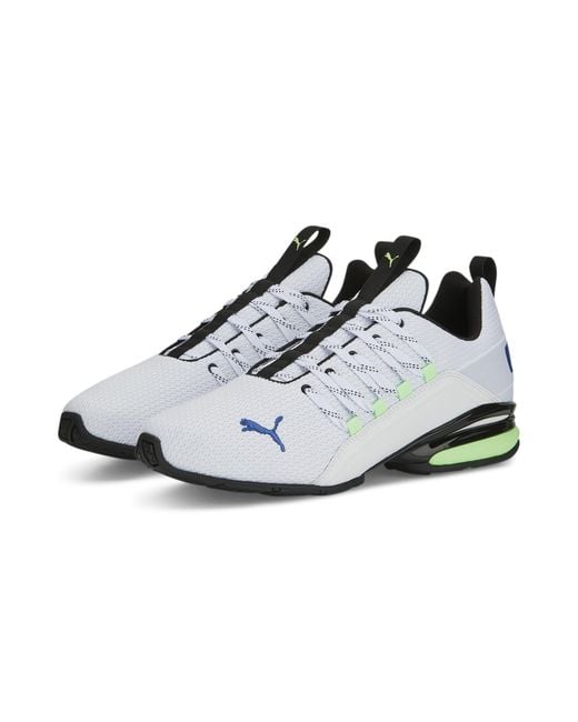 Chaussures de Running Axelion Refresh 42 White Fizzy Lime Clyde Royal Green Blue PUMA pour homme
