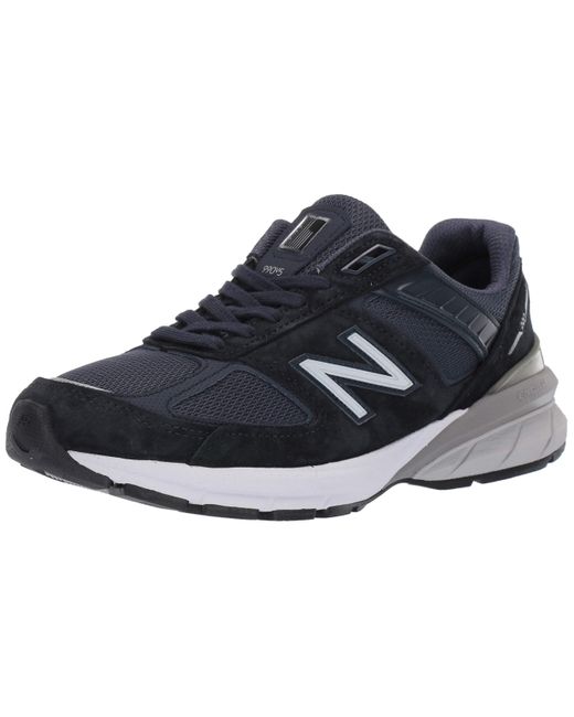 New Balance Suede 990v5 in Navy/Silver (Blue) - Save 51% - Lyst