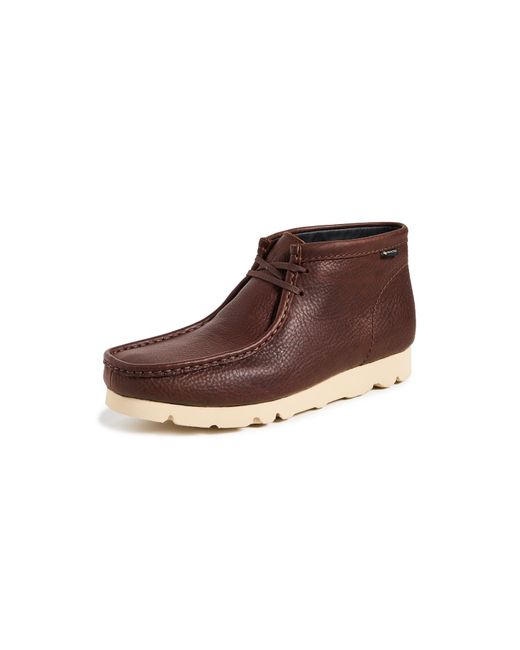 Clarks Brown Wallabee Gore-tex Boots for men