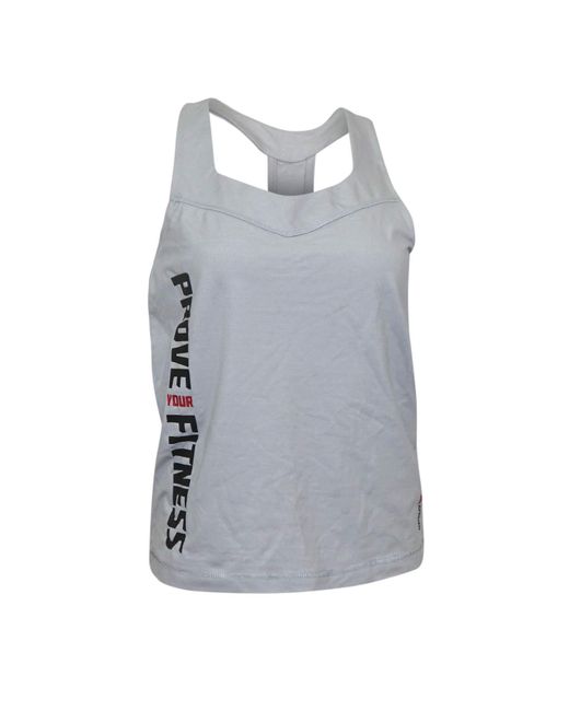 Reebok Gray 2012 Crossfit Games Open Grey Prove Your Fitness Racerback Tank Top A35672