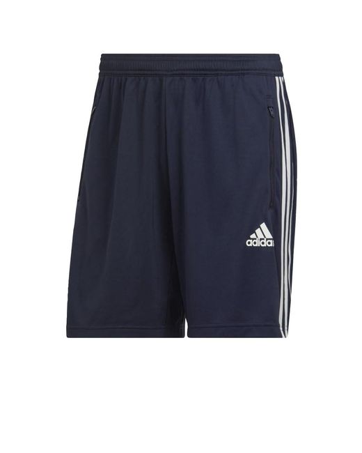Adidas Blue 3-stripes Shorts for men