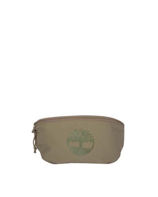 Timberland Gray Bum Bag With Logo for men