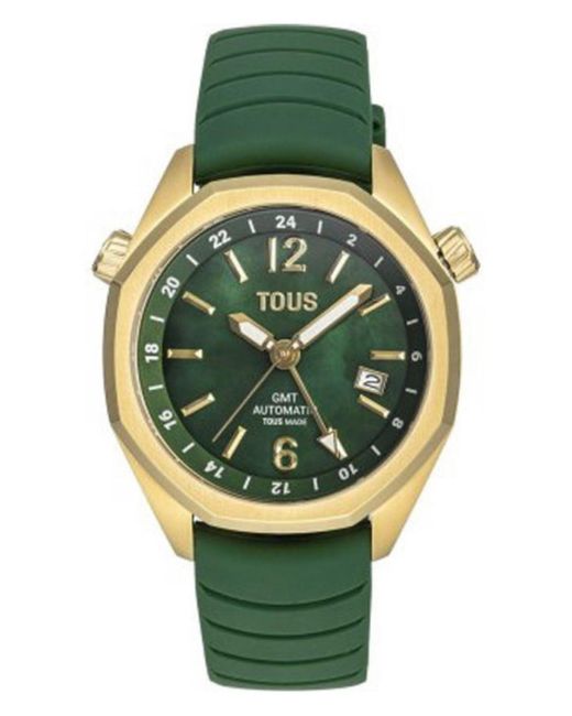 Orologio Now GMT 3000133600 automatico in madreperla di Tous in Green