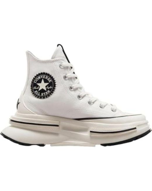 Run Star Legacy CX High Top Canvas Sneakers di Converse in White