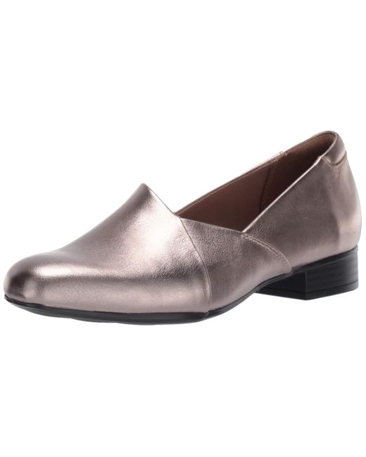 Clarks Juliet Palm (pewter Leather) Shoes - Save 69% | Lyst