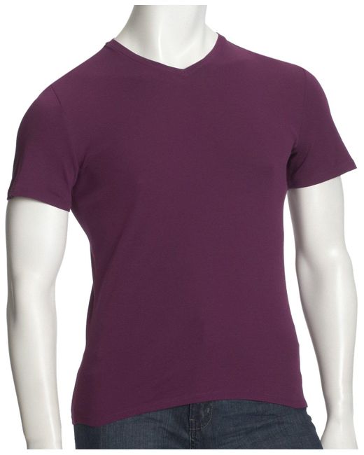 Esprit H33630 T-shirt in het Purple voor heren