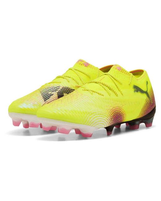PUMA Yellow Future 8 Ultimate Low FG Football Boots EU 40 1/2