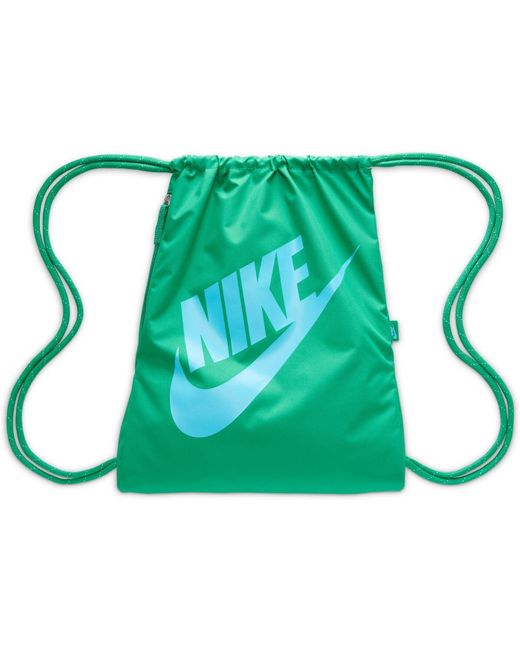 Nk Heritage Drawstring Sacca Sportiva di Nike in Green