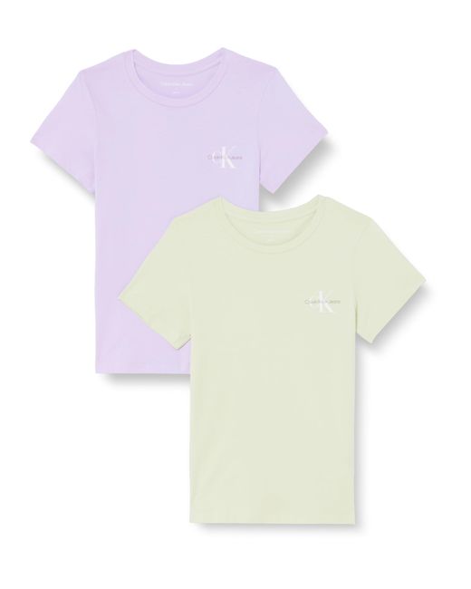 Calvin Klein White Kurzarm T-Shirts