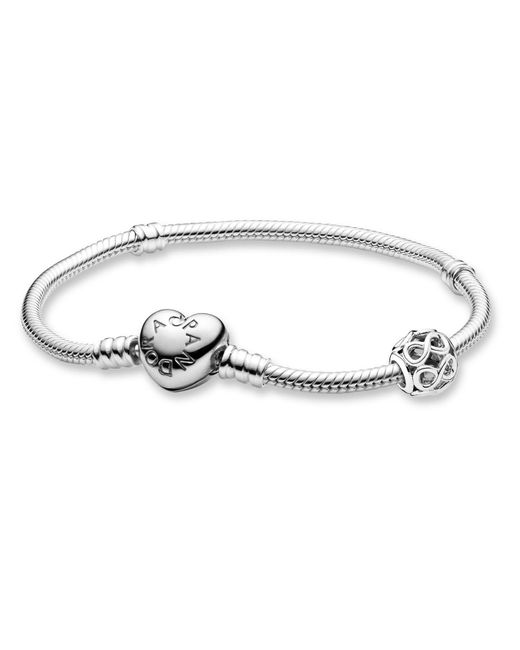 Pandora Black Silberarmband Starterset Unendlichkeit 28918-20 20 cm
