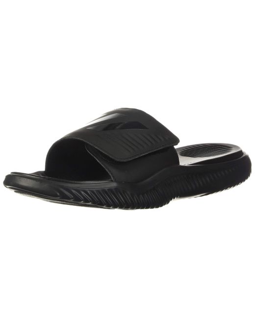 adidas Synthetic Alphabounce Slide Sport Sandal, Black/black/black ...