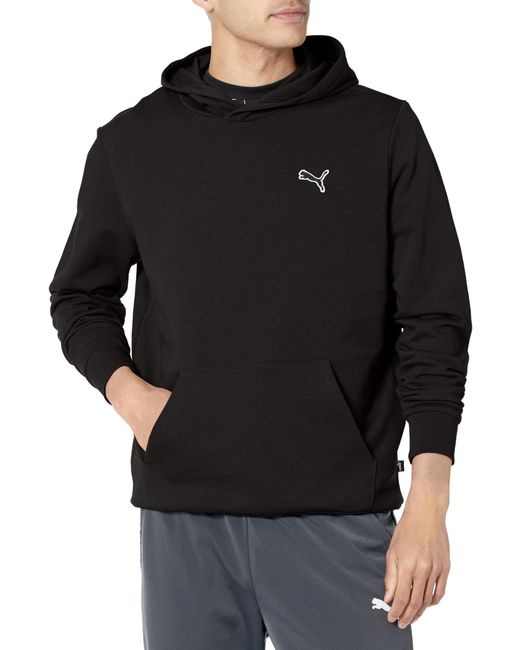 PUMA Better Essentials Hoodie Hooded Sweatshirt in Black for Men