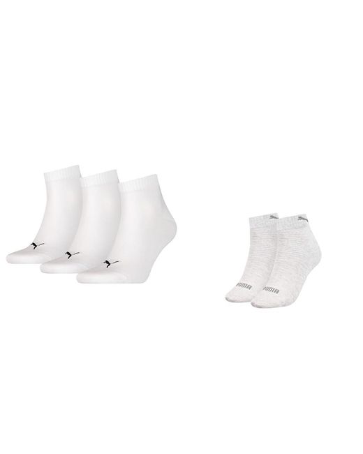 Socken Weiß 38 Socken Weiß 38 di PUMA in White da Uomo