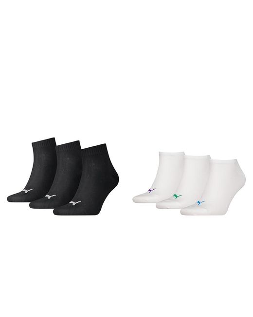 PUMA Socken Schwarz 39-42 Socken Weiß 39-42 in Multicolor für Herren