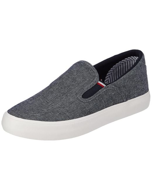 Tommy Hilfiger Black Th Hi Vulc Core Low Slip-on Vulcanised Trainers for men