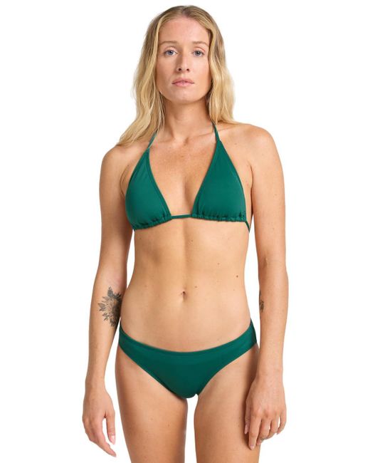 Billabong Triangle Bikini Top Sol Searcher Multi Tri Green S