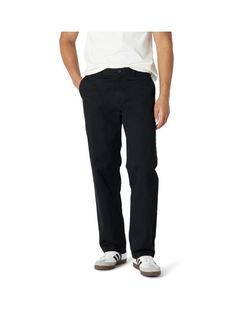 Amazon Essentials Chinohose Aus Baumwolle Mit Lockerer Passform in Black für Herren