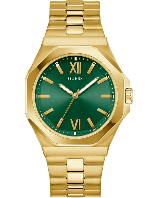 Orologio da polso da uomo GD Emperor GW0849G2 acciaio inossidabile oro di Guess in Metallic da Uomo