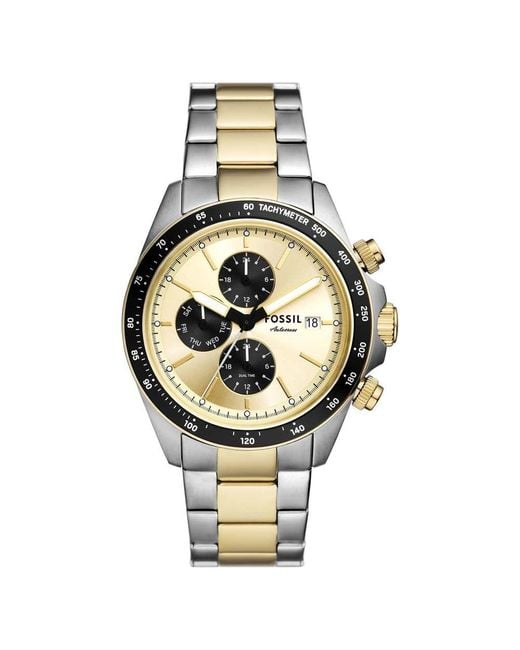 Fossil BQ2876 Armbanduhr in Metallic für Herren