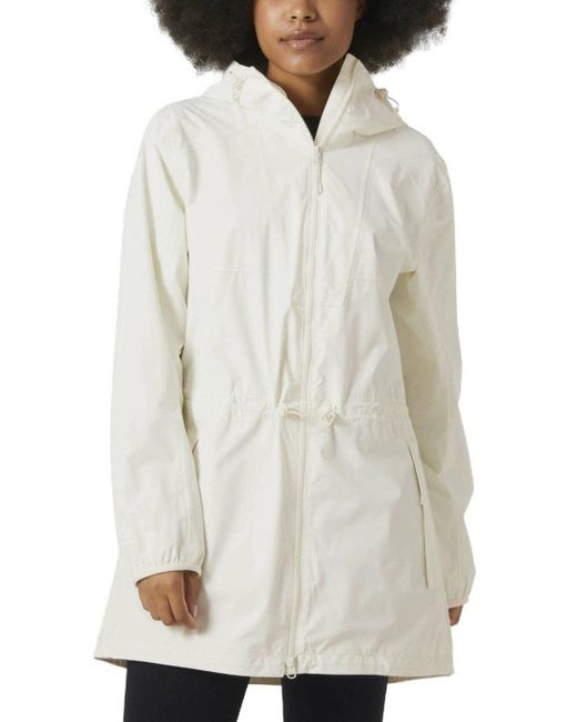 Helly Hansen White W Essence Mid Rain Coat
