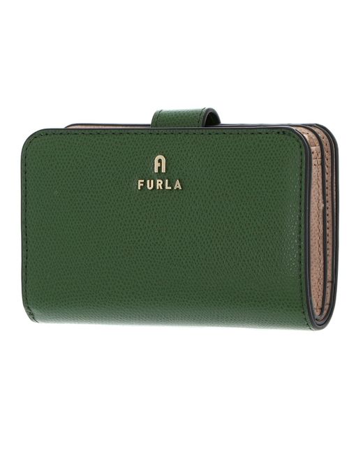 Furla Green Camelia Compact Wallet M Ivy + Ballerina i int.