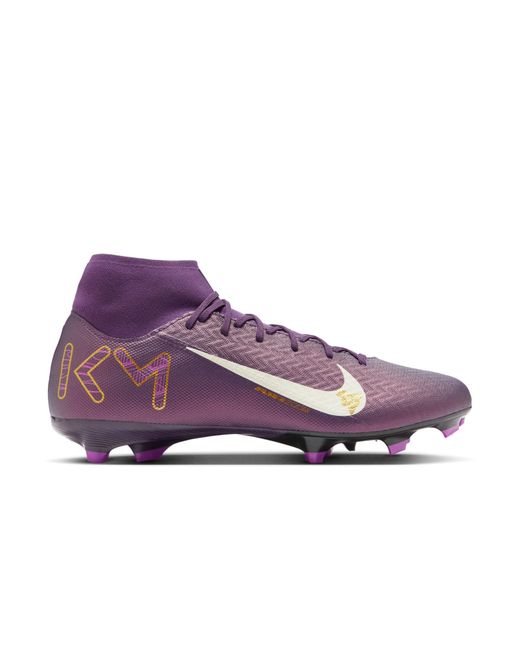 Nike Purple Zm Superfly 10 Acad Km Fg/mg Football Shoe for men