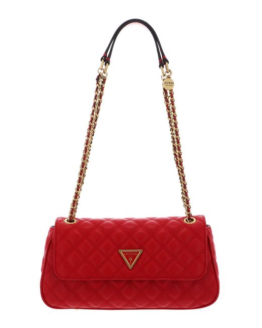 Guess Red Giully Convertible Crossbody Flap