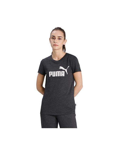 PUMA T-shirt Ess Logo Tee in het Black