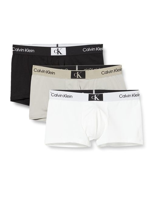 Boxer Lot De 3 Caleçon Taille Basse Stretch Calvin Klein pour homme en  coloris Noir | Lyst