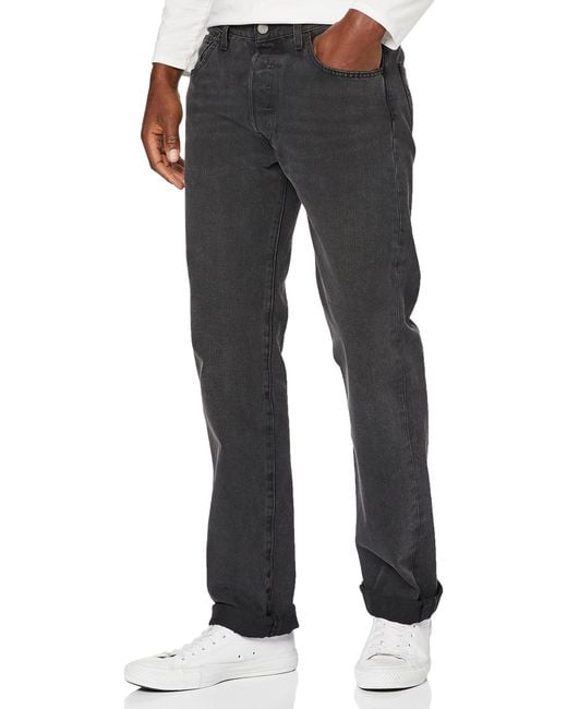 Levi's 501® Original Fit Jeans in het Gray voor heren