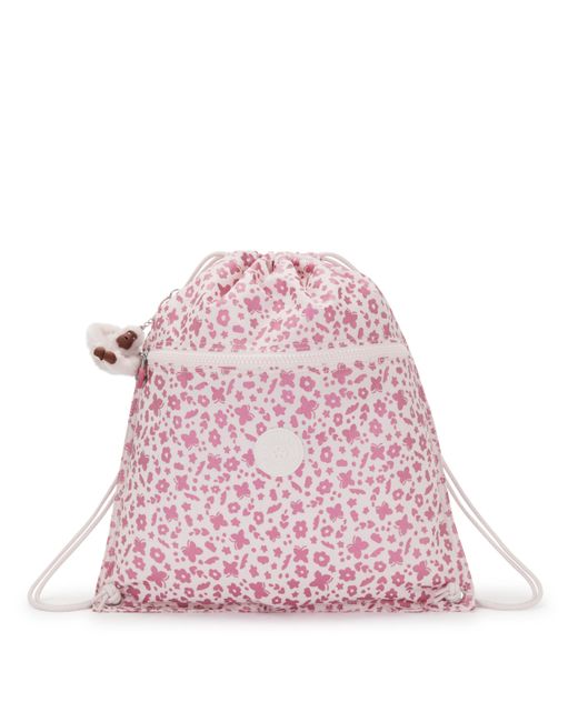 Kipling Backpack Supertaboo Magic Floral Pink Medium