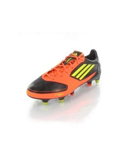 Adidas F50 Adizero Xtrx Sg Football Boots, Black/orange, Uk6 for men