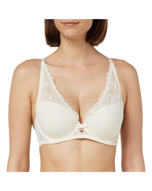 Emporio Armani Natural Eternal Lace Padded Bra